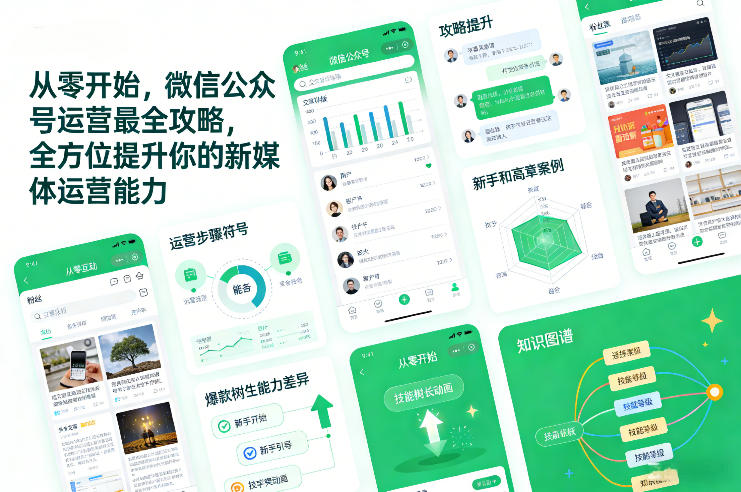 从零开始，微信公众号运营最全攻略，全方位提升你的新媒体运营能力