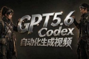 GPT5.6+Codex自动化生成视频全流程实战,从提示词设计、角色设定、封面海报,到视频生成思路与自动化工作流