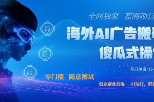 全网独家！2026美金搬砖新项目，低门槛高回报，长久绿色稳定，用副业改写人生