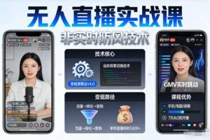 宝子哥无人直播实战课，非实时防风技术，聚焦抖音快手等平台直播带货，轻松开启直播变现之路（更新260903）