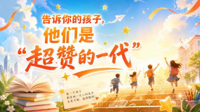 某付费社群专属文章：告诉你的孩子，他们是“超赞的一代”。