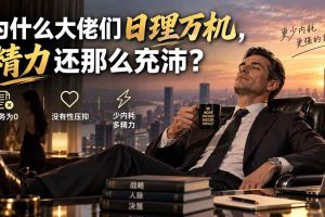 (20244期)付费文章:为什么大佬们日理万机,精力还那么充沛?