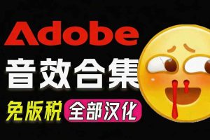 (20294期)请称爆硬盘!Adobe 和 达芬奇 官方提供的高品质免版税音效库, 10000+ 免费商用音效合集,已离线打包
