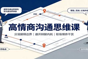 高情商沟通思维课：分清解释边界，避开辩解内耗，职场博弈干货