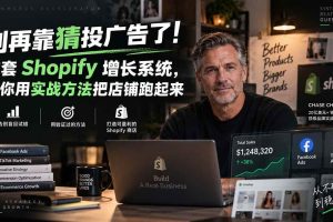 （20367期）别再靠猜投广告了！这套 Shopify 增长系统，教你用实战方法把店铺跑起来【原创双语字幕】